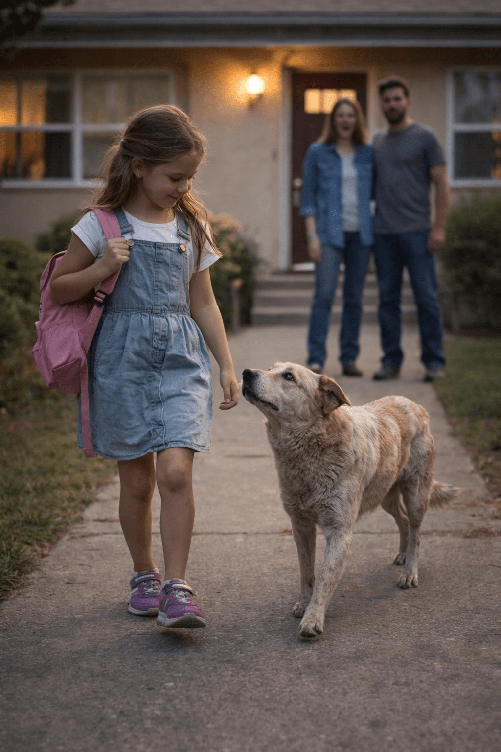 A Stray Dog Followed a Little Girl Home — What Her Family Discovered Next Surprised&nbsp;Everyone